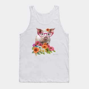 Fancy Glasses B Tank Top